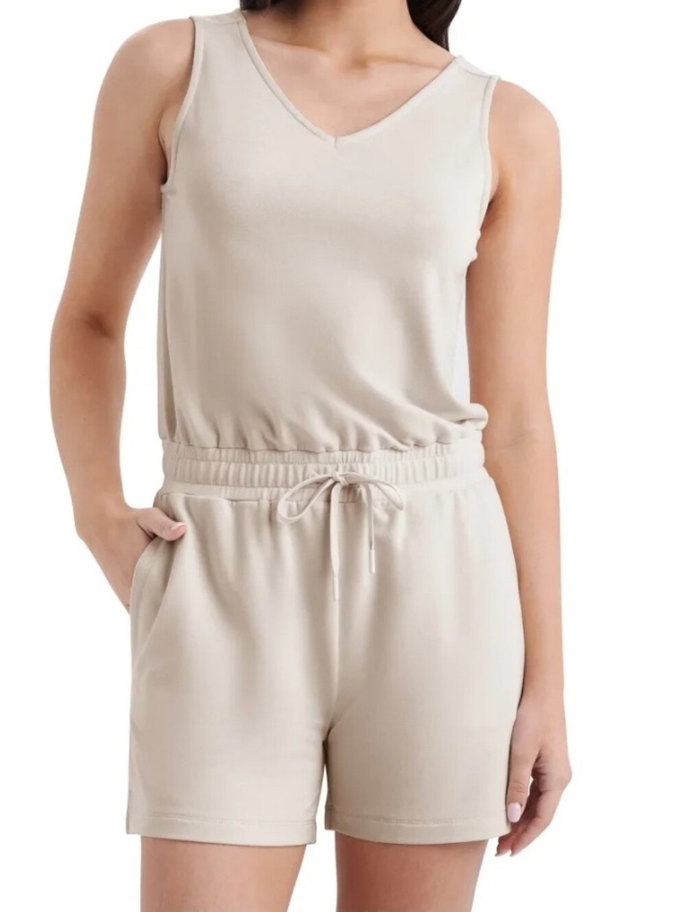 LoLe Women’s Sleeveless V-Neck Romper